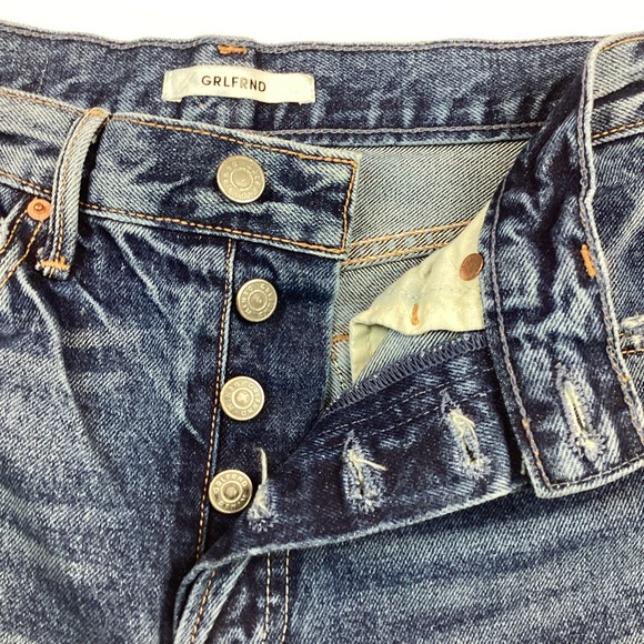 GRLFRND Karolina Distressed Buttonfly Jeans - Picture 9 of 12